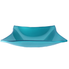 Kit Cuba Quadrada Verde Mar + Torneira Link Preta + Válvula