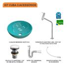Kit Cuba R30 C/torneira Link 1062 Metal + Válvula Click 1 1/2
