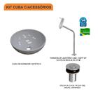 Kit Cuba R30 C/torneira Link 1062 Metal + Válvula Click 1''b