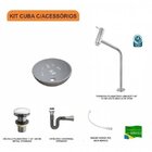 Kit Cuba R30 Com Torneira Link 1062 Metal E Válvula Click 1 P
