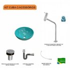 Kit Cuba R30 Com Torneira Link 1062 Metal E Válvula Click 1 P