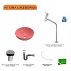 Kit Cuba R30 Com Torneira Link 1062 Metal E Válvula Click 1 P