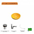 Kit Cuba R30 Com Válvula Click 1 Polegada B E Sifão Cromado E