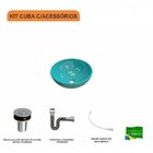 Kit Cuba R30 Com Válvula Click 1 Polegada B E Sifão Cromado E