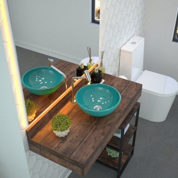 Kit Cuba R30 Com Válvula Click 1 Polegada B E Sifão Cromado E