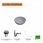 Kit Cuba R30 Com Válvula Click 1 Polegada B E Sifão Cromado E