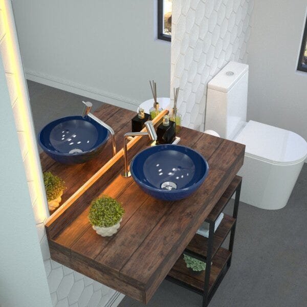 Kit Cuba R30 Com Válvula Click 1 Polegada B E Sifão Pvc E Fle