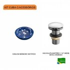 Kit Cuba R30 Com Válvula Click 1 Polegada E Meia Compace Azul