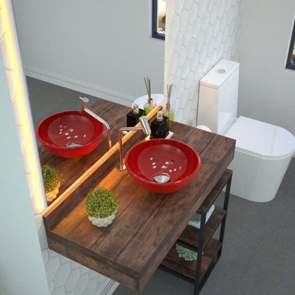 Kit Cuba R30 Com Válvula Click 1 Polegada E Meia E Sifão Crom