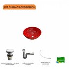 Kit Cuba R30 Com Válvula Click 1 Polegada E Meia E Sifão Crom