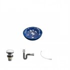 Kit Cuba R30 Com Válvula Click 1 Polegada G E Sifão Cromado E