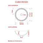 Kit Cuba R30 Com Válvula Click Botão 1 Polegada B Compace Rosa