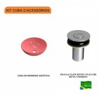 Kit Cuba R30 Com Válvula Click Botão 1 Polegada B Compace Rosa
