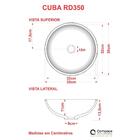 Kit Cuba R35 C/torneira Link 1062 Metal 1/4 Volta