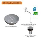Kit Cuba R35 C/torneira Link 1062 Metal + Válvula Click 1''b