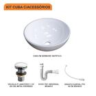 Kit Cuba R35 C/válvula Click 1 1/2'' (4,0cm) + Sifão Pvc + Fl