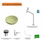 Kit Cuba R35 Com Torneira Link 1062 Metal E Válvula Click 1 P