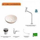 Kit Cuba R35 Com Torneira Link 1062 Metal E Válvula Click 1 P