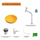 Kit Cuba R35 Com Torneira Link 1062 Metal E Válvula Click 1 P