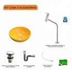 Kit Cuba R35 Com Torneira Link 1062 Metal E Válvula Click 1 P