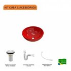 Kit Cuba R35 Com Válvula 1 Polegada E Sifão Pvc E Flexível Co