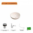 Kit Cuba R35 Com Válvula Click 1 Polegada B E Sifão Pvc E Fle