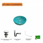 Kit Cuba R35 Com Válvula Click 1 Polegada E Meia E Sifão Crom