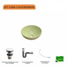 Kit Cuba R35 Com Válvula Click 1 Polegada G E Sifão Cromado E