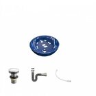 Kit Cuba R35 Com Válvula Click 1 Polegada G E Sifão Cromado E