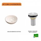 Kit Cuba R35 Com Válvula Metal 1 Polegada Compace Bege