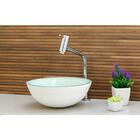 Kit Cuba Redonda 30cm + Torneira Link + Válvula Click Branco