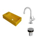 Kit Cuba Rl545 Roma Com Torneira 1198 E Válvula Botão Amarelo