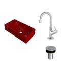 Kit Cuba Rl545 Roma Com Torneira 1198 E Válvula Botão Vermelho