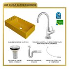 Kit Cuba Rl545 Roma Com Torneira 1198 E Válvula Metal Com Sif