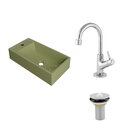 Kit Cuba Rl545 Roma Com Torneira 1198 E Válvula Metal Verde A