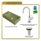 Kit Cuba Rl545 Roma Com Torneira 1198 E Válvula Metal Verde A