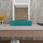 Kit Cuba Rl545 Roma Com Torneira 1198 Metal Azul Turquesa