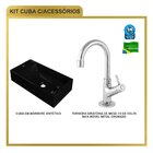 Kit Cuba Rl545 Roma Com Torneira 1198 Metal Preto