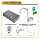 Kit Cuba Rl545 Roma Com Torneira C50 E Válvula Abs Com Sifão