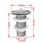 Kit Cuba Rl545 Roma Com Torneira C50 E Válvula Abs Verde Acqua