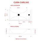 Kit Cuba Rl545 Roma Com Torneira Luxo E Válvula Botão Com Sif