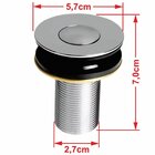 Kit Cuba Rl545 Roma Com Torneira Luxo E Válvula Botão Com Sif