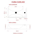 Kit Cuba Rl545 Roma Com Torneira Luxo E Válvula Botão Com Sif