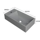 Kit Cuba Rl545 Roma Com Torneira Luxo E Válvula Metal Cinza