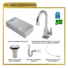 Kit Cuba Rl545 Roma Com Torneira Luxo E Válvula Metal Com Sif