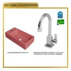 Kit Cuba Rl545 Roma Com Torneira Luxo Rosa
