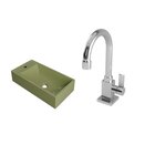 Kit Cuba Rl545 Roma Com Torneira Luxo Verde Acqua
