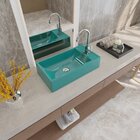 Kit Cuba Rl545 Roma Com Válvula Botão Azul Turquesa