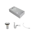 Kit Cuba Rl545 Roma Com Válvula Metal E Sifão Com Flexível Br