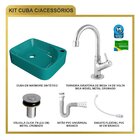 Kit Cuba Ro36 Cross Com Torneira 1198 E Válvula Botão Com Sif